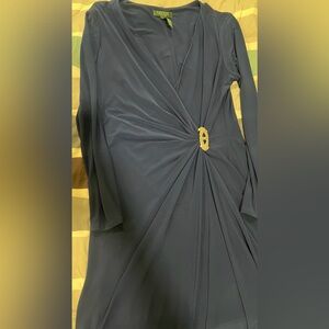 Ralph Lauren Deep Blue Long Sleeve Dress